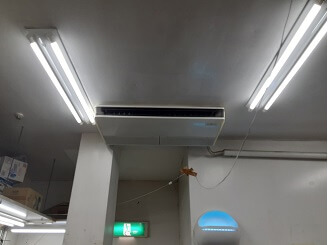 ロックフィールド　エアコン取替事例