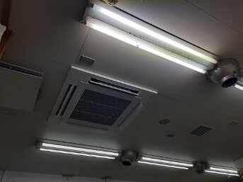 ロックフィールド　エアコン取替事例
